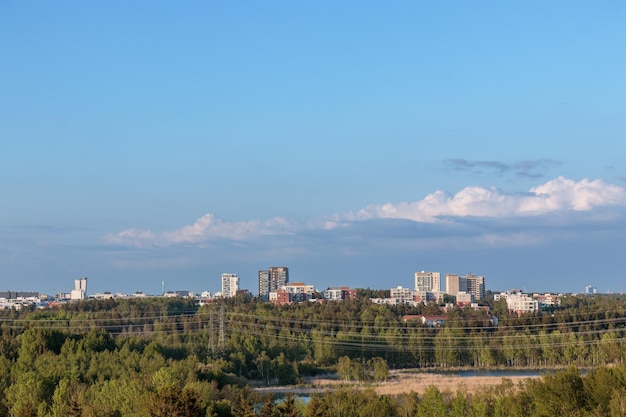 Photo vue de la ville espoo finlande