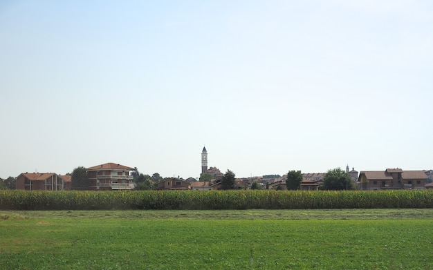 Vue de la ville de Foglizzo