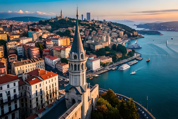 Une vue de la ville d'Istanbul