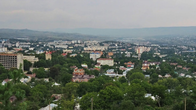 Vue sur la ville de Kislovodsk, paysage et lieux pittoresques du Caucase du Nord