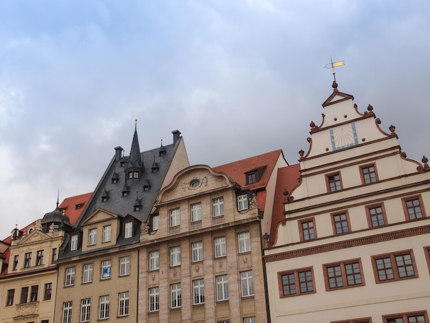 Vue de la ville de Leipzig