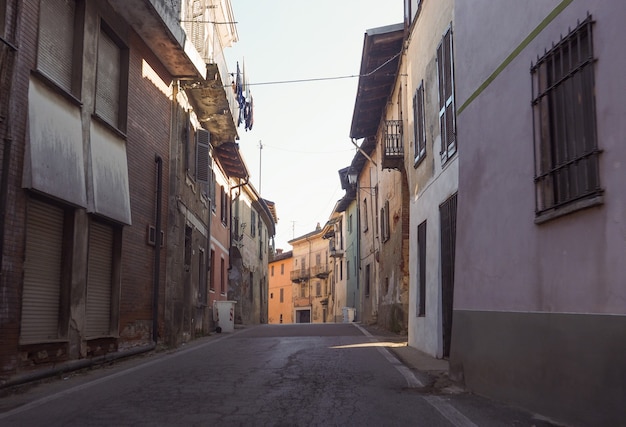 Vue de la ville de Monta D'alba