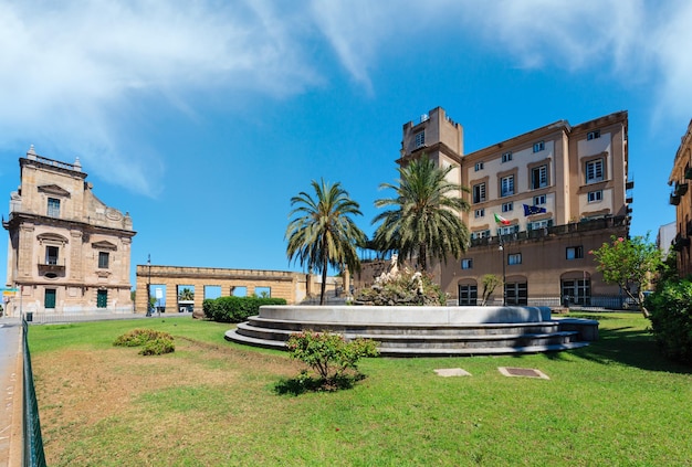 Vue sur la ville de Palerme Sicile Italie