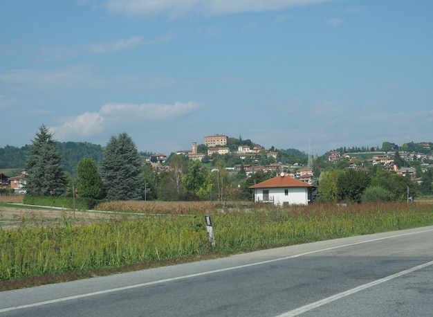 Vue de la ville de Pavarolo