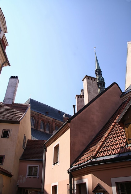 Vue sur la ville de Riga Lettonie