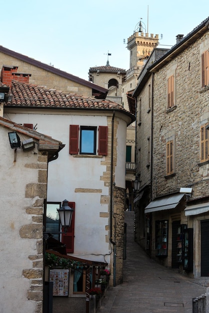 Vue sur la ville de Saint-Marin