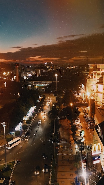 Vue de la ville de Semarang