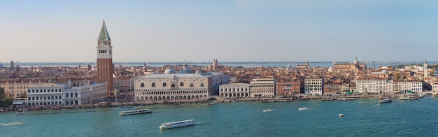 Photo vue de la ville de venise