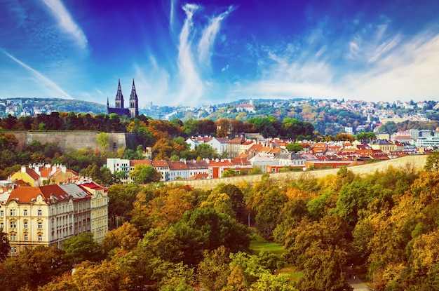 Vue sur le Vysegrad