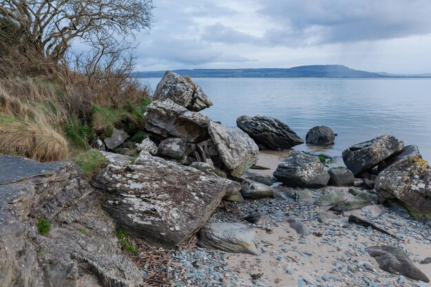 Vues sur la côte de l'Irlande du Nord Photographies des stocks de l'océan Atlantique