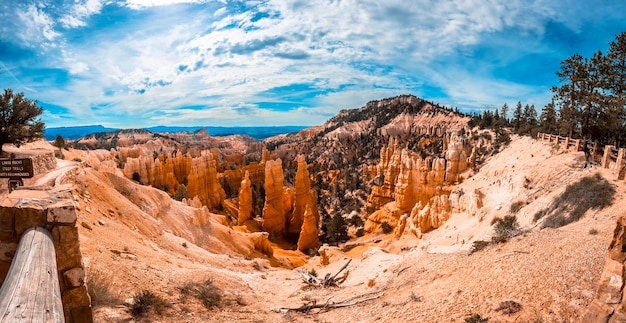 Vues depuis le Sunrise Point dans le parc national de Bryce Utah United States