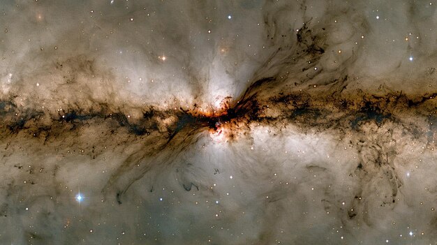 Photo des vues fascinantes de la galaxie