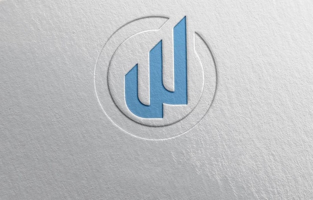 W Abstrait Conception du logo pour l'image de marque