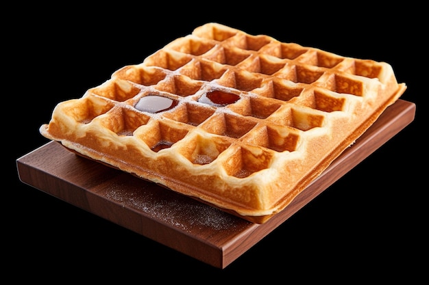 Waffles isolés sur la couche alpha