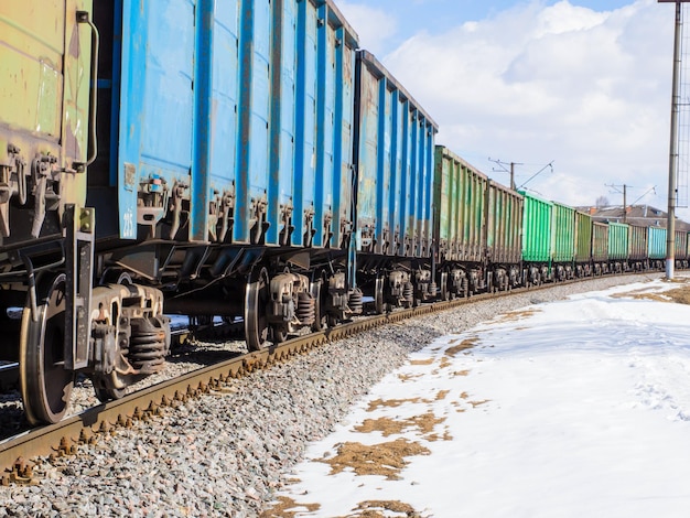 Wagons et citernes des trains de marchandises