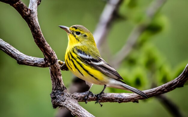 Photo le warbler de pin voit dans le ciel