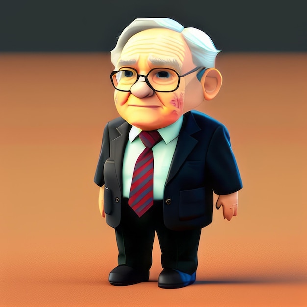 Warren Buffett souriant