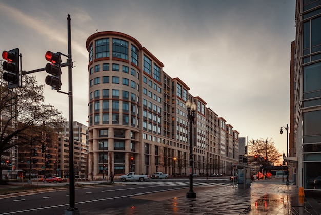 WASHINGTON DC, USA - 31 mars 2016 : Rues et architecture de Washington DC. Washington est la capitale des États-Unis