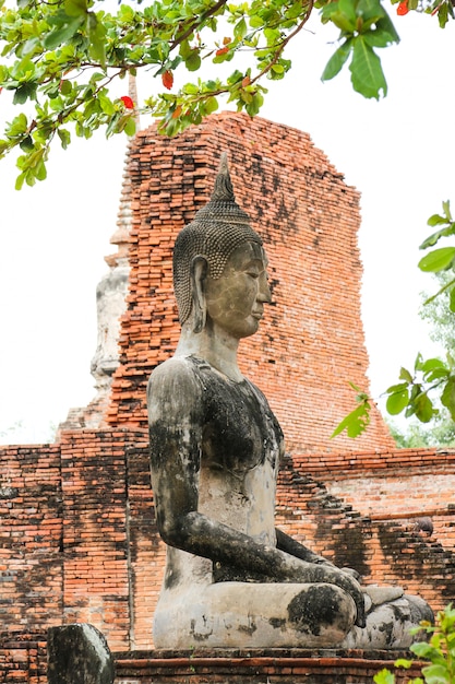 Wat Mahathat dans le parc historique d&#39;Ayutthaya, Thaïlande.