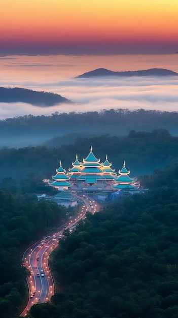 Wat Pa Phu Kon Thaïlande Image réaliste originale