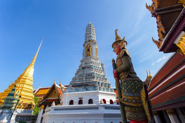 Wat Phra Kaew Ancien temple de Bangkok Thaïlande