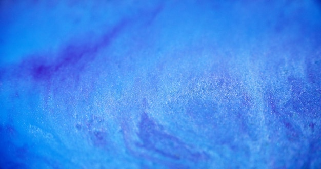 Wave glitter liquide mélange de peinture acrylique décentré bleu violet couleur brillant lueur particules de sable encre