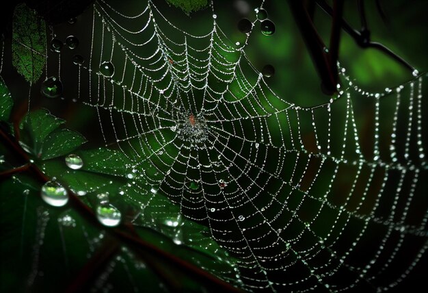 Web AI légèrement humide généré