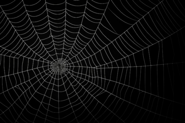 Web sur fond noir