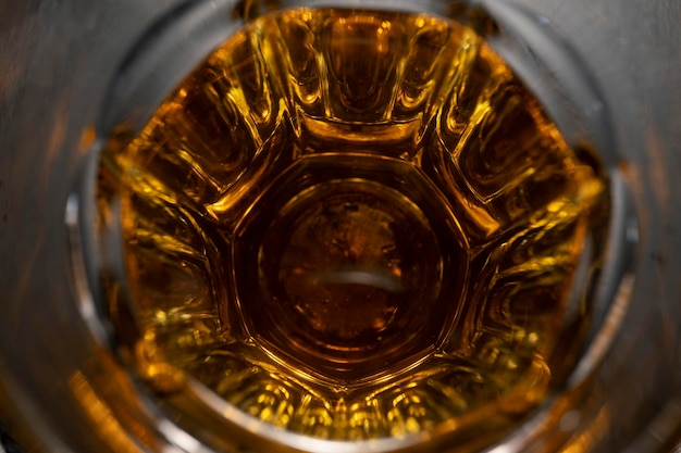 Whisky ou brandy en verre