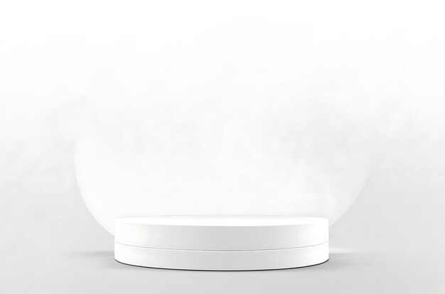 Photo white podium product display une plate-forme de présentation propre et polyvalente pour vos produits