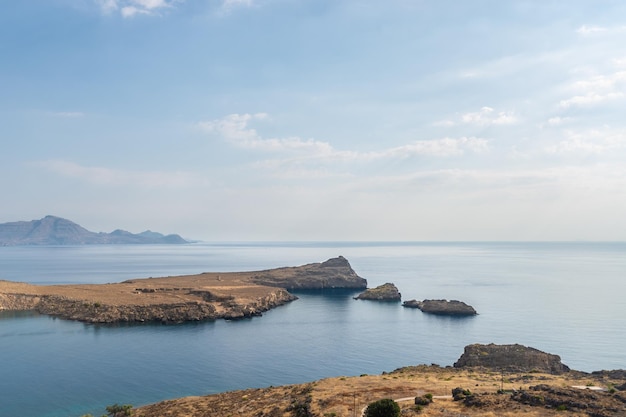 Wief de l'océan de l'île de Rhodes Grèce