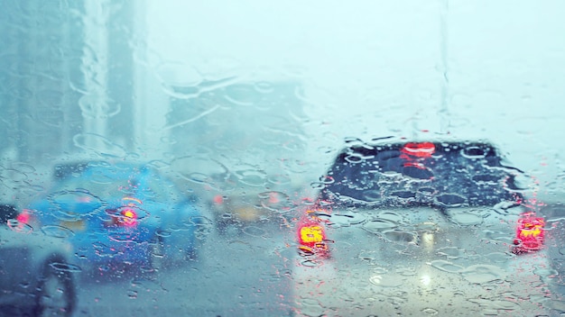 windows car et Fort pluie