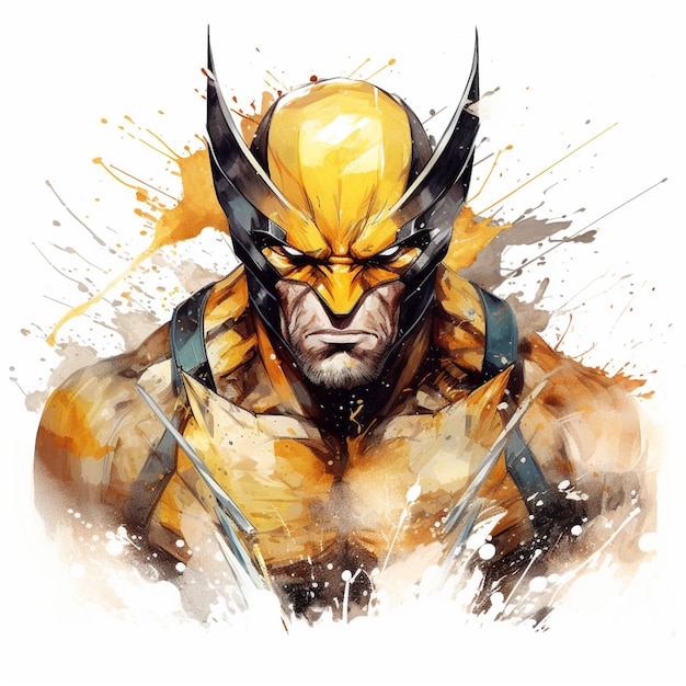 Photo wolverine écrit par mark o'connor sur devie generative ai