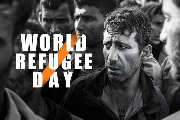 Photo world refugee day collage