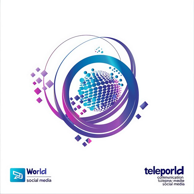 Photo world telecommunication and information society day vibrant vector illustration