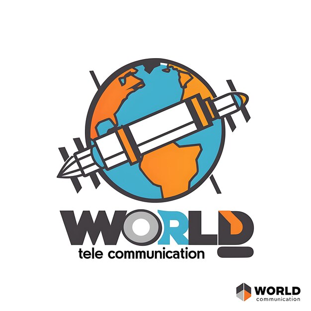 Photo world telecommunication and information society day vibrant vector illustration