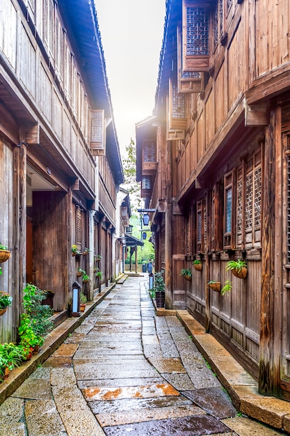 Photo wu zhen water town en chine