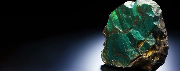 La xanthiosite est une pierre naturelle précieuse rare sur un fond noir générée par l'IA.