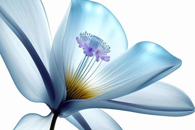 XRay Fleurs transparentes IA générative
