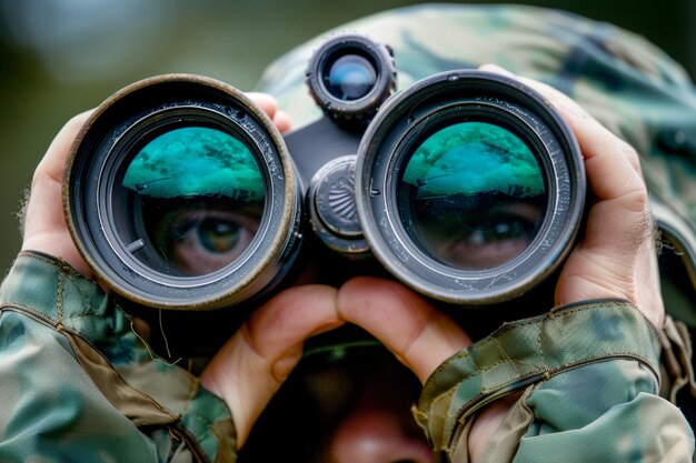 Les yeux du chasseur photo de chasse