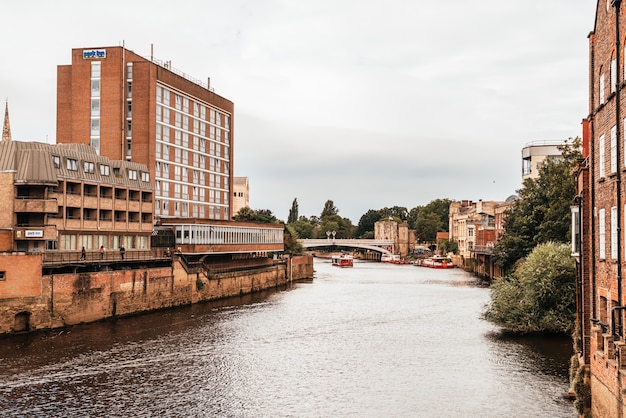 York City avec River Ouse à York UK.