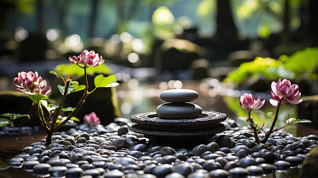 Zen_Garden_Elegance_eau_saupoudrer_sur_la_fleur_une_élégance