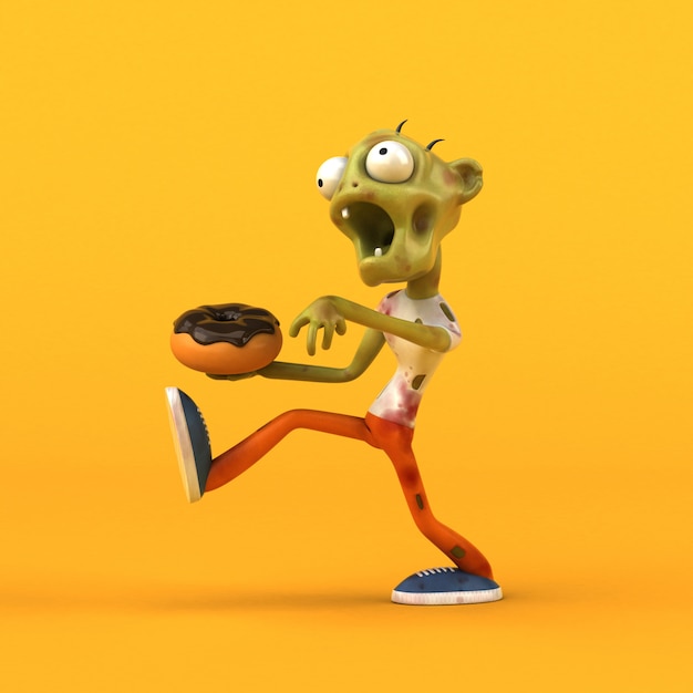 Zombie amusant - Illustration 3D