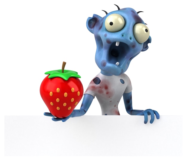 Zombie amusant - Illustration 3D