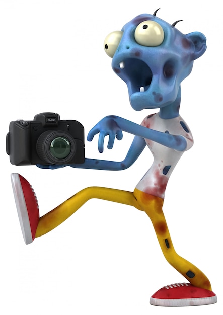 Zombie amusant - personnage 3D