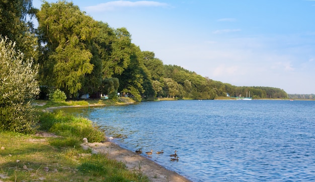 La zone côtière de Naroch est la destination populaire pour le repos. Biélorussie