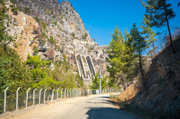 Zone du barrage d'Oymapinar et route de Green Canyon dans la région de Manavgat Turquie