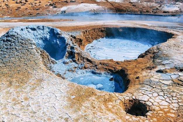 Zone géothermique Hverir Islande