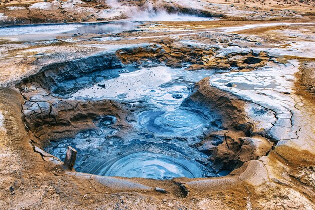 Zone géothermique Hverir Islande