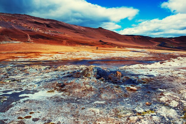 Zone géothermique Hverir Islande